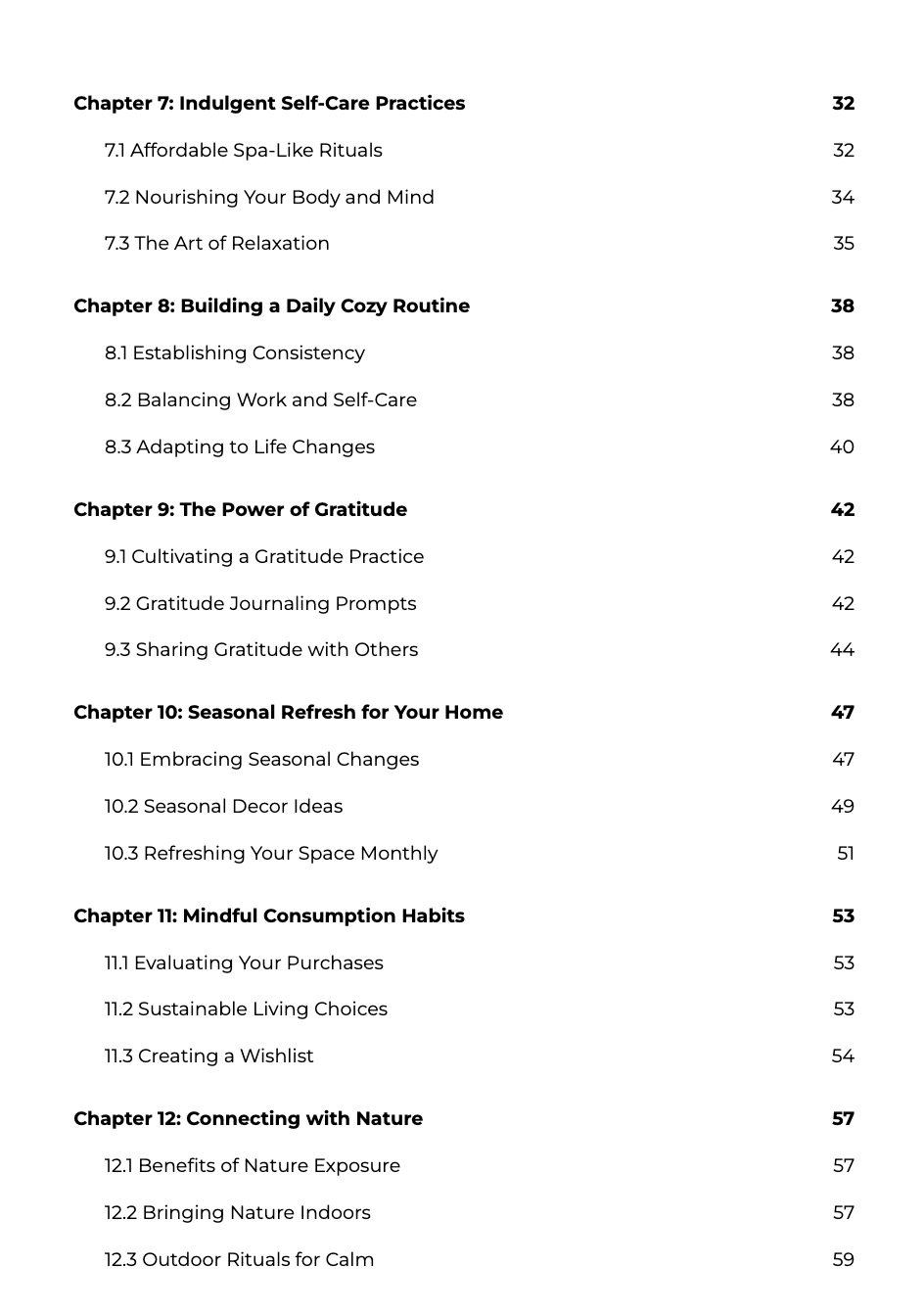 The Cozy Luxury Reset: One Day At A Time E-Book (Digital Download)