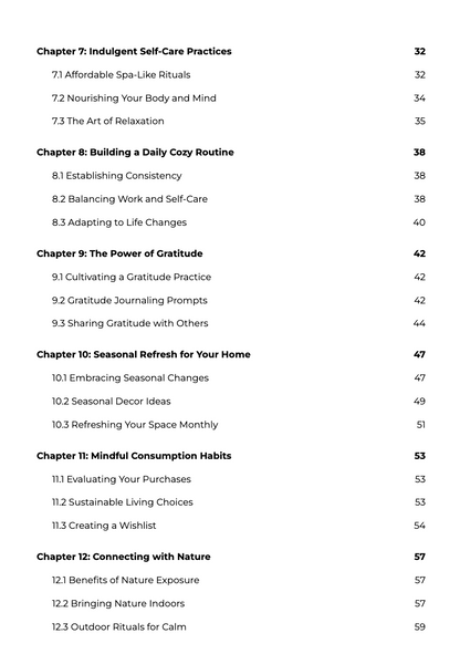 The Cozy Luxury Reset: One Day At A Time E-Book (Digital Download)