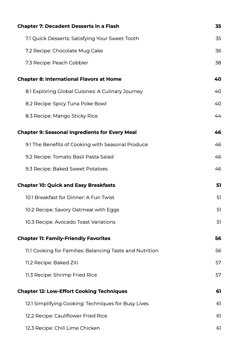 Lazy Dinner Recipes 40 Quick & Cozy Meals 2026 Edition (Digital Download)